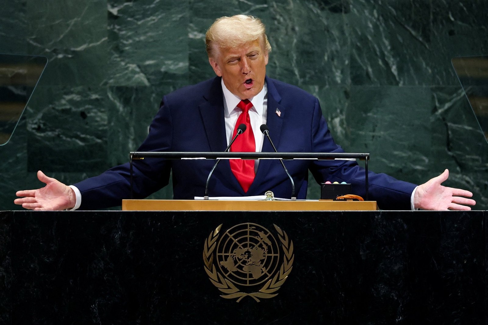 American President Donald Trump's Address to the United Nations