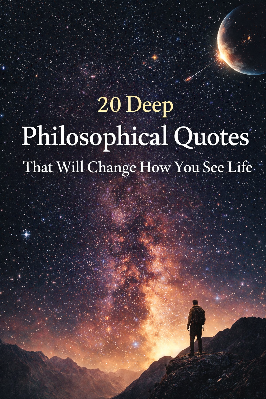 20 Deep Philosophical Quotes That Will Change How You See Life